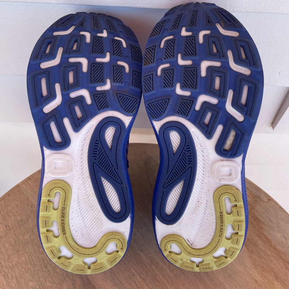 Brooks Women’s Blue Running Shoes with Silver Accents - Picture 2 of 4